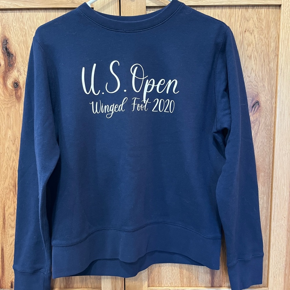 U.S. Open Winged Foot Navy Blue Crew Neck Sweater